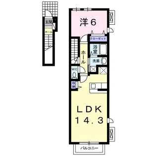 ジョイファミーユ【2階】の間取り