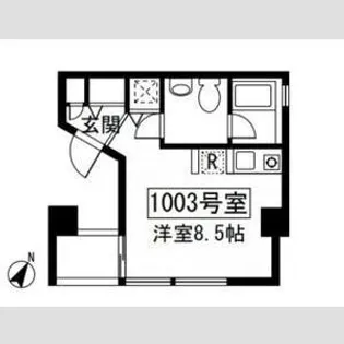 チェスターハウス鶴見【10階】の間取り