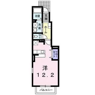 グリーンヒルズ大澤E【1階】の間取り