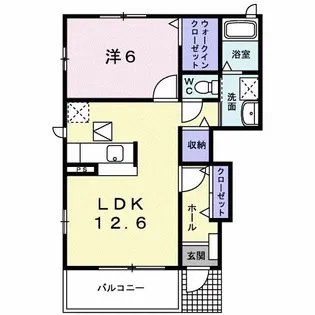 オリエンス弐番館【1階】の間取り