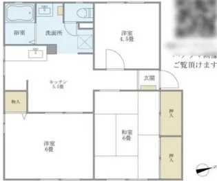 ハイツ鎌倉A【1階】の間取り