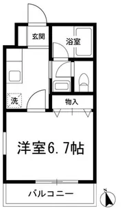サンハイツ湘南台【2階】の間取り