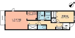 ソレイユ湘南鵠沼海岸【2階】の間取り