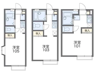 レオパレス横浜とつか【2階】の間取り