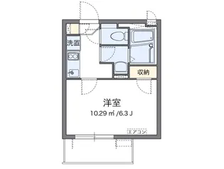 クレイノゆうり【4階】の間取り