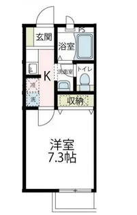 タブリス【103号室号室】の間取り