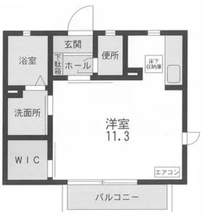 ブランノーブル【101号室】の間取り