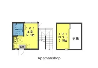 ピアチェーレ菊名【1階】の間取り
