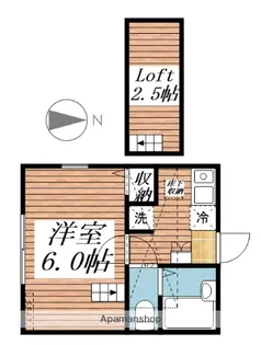 カントリー西横浜【1階】の間取り