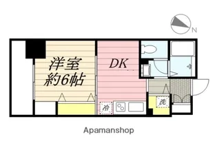 オーヴェスト横浜【7階】の間取り