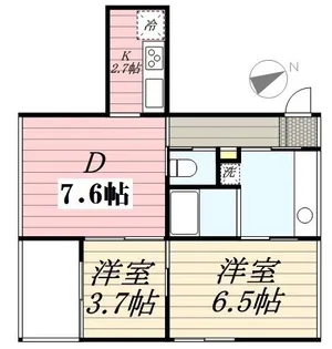 セゾンドルフ 椿【1階】の間取り
