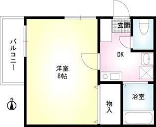 サンハウス壱番館【1階】の間取り