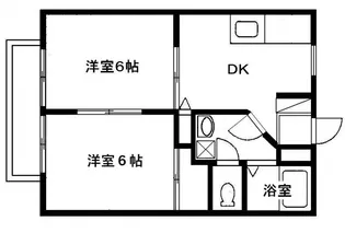 メゾンテヅカ A【101号室号室】の間取り