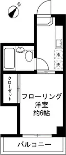 バロール横浜【201号室】の間取り