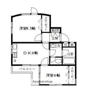SMA白金長者丸【1階】の間取り