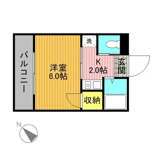 ハイムアルカディア【106号室】の間取り