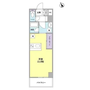 ルモーデセンター北【6階】の間取り