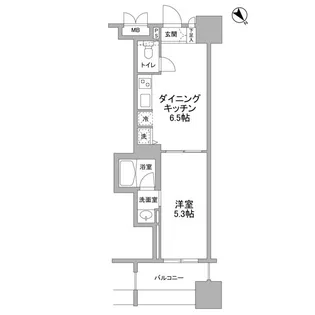 パークフラッツ横濱公園【4階】の間取り