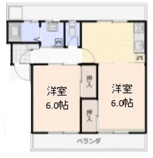 第3三田マンション【305号室号室】の間取り