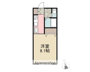 ラッテカルド【1階】の間取り
