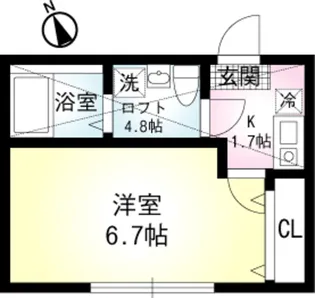 レーベンハイム日吉【2階】の間取り