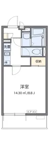 レオネクストカーサウーノ【2階】の間取り