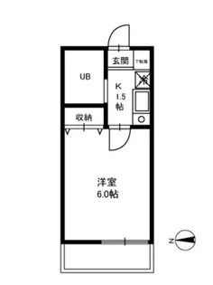 グローバルコートハウス【2階】の間取り