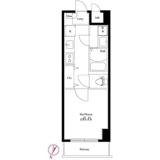レガーロ平塚【1階】の間取り