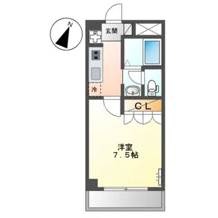 ソレイユ御幸【3階】の間取り