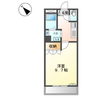 サニープレイス湘南【1階】の間取り