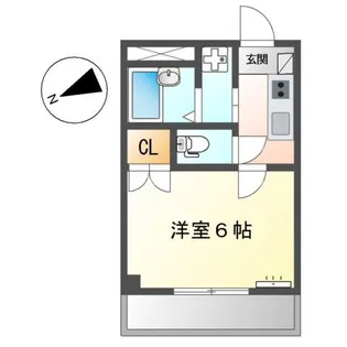 スタシィオン和田町【2階】の間取り
