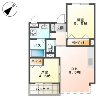 コモド レジデンス【3階】の間取り