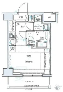 レグラス横濱保土ヶ谷【4階】の間取り