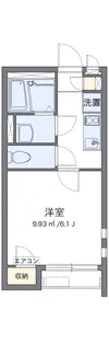 クレイノCURRENT【1階】の間取り