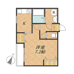SHUNA台町【202号室】の間取り