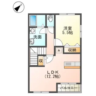 クレセナ鎌倉【2階】の間取り