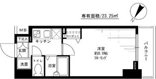 グランド・ガーラ横濱万世町【11階】の間取り
