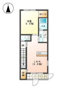 MAISON DE LUMIERE(メゾンドルミエール)【2階】の間取り