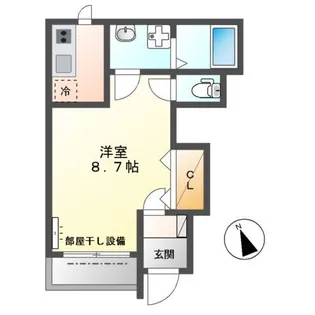 ラフォンテ【1階】の間取り