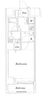 スクエアシティ横浜新子安【11階】の間取り