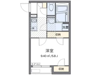 クレイノアイコーポ磯子【2階】の間取り
