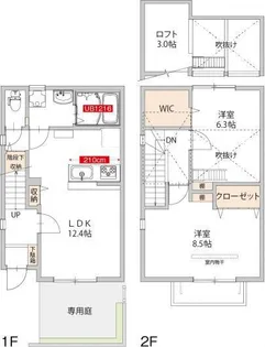メゾン・ド・ファミール【1階】の間取り