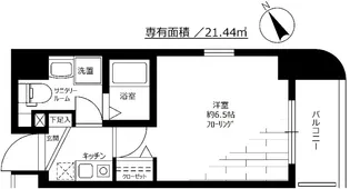 グリフィン新横浜・弐番館【10階】の間取り