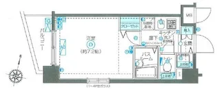 フェニックス新川崎【2階】の間取り