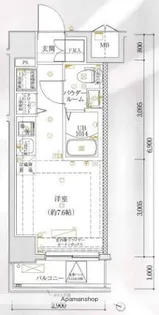 LUMEED横浜阪東橋【2階】の間取り