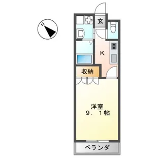 セリオラ湘南【2階】の間取り