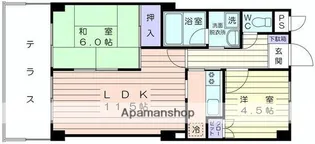 ヴァンセーヌ【1階】の間取り