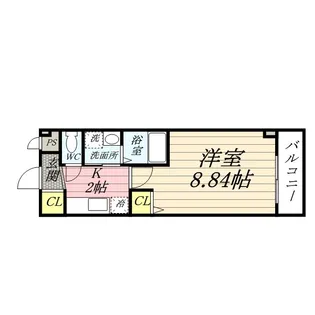 ベルレジデンス【3階】の間取り