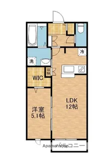 ディアオールⅢ【2階】の間取り