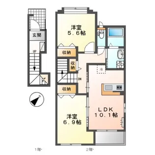 セレーノコトー【2階】の間取り